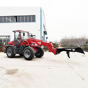 Taian Multifunction Telescopic Front End Loader TL2500 <strong>Earth</strong>-<strong>Moving</strong> <strong>Machinery</strong> Farm Mini Loader With Multiple Attachments - Product Image 1