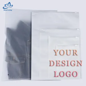 스크린 인쇄 EVA 젖빛 지퍼 백 참조 용 맞춤형 포장 솔루션