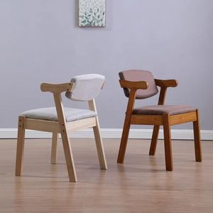 <span class=keywords><strong>Chaise</strong></span> <span class=keywords><strong>de</strong></span> salle à manger entièrement en bois massif, <span class=keywords><strong>chaise</strong></span> à dossier avec accoudoirs pour table à manger à domicile, bureau <span class=keywords><strong>de</strong></span> <span class=keywords><strong>travail</strong></span> et bureau d'étude pour étudiants - Product Image 3
