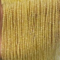 Fournisseurs de pierres précieuses naturelles Perles rondes en croûte de citrine taillée de haute qualité pour la fabrication de bracelets et de colliers pour femmes
