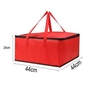 Nouveaux sacs de rangement isothermes 16 pouces pour livraison de pizzas, sacs glaciers étanches, pliables, portables, pour pique-nique, avec isolation thermique pour aliments - Product Image 2