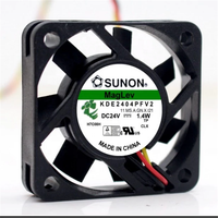 Sunon KDE2404PFV2 4010 40X40X10mm 4cm 24V DC 1.4W 0.06A 7CFM 5800RPM 2 Broches CPU Onduleur Mini Ventilateur Axial