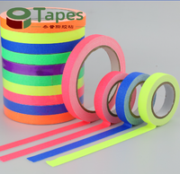 Nouvelle conception de ruban de marquage néon, ruban en plastique non adhésif, ruban fluorescent pour l'étiquetage, la marquage des limites