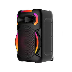 Sistema de Karaoke Inalámbrico con Micrófono de 12 Pulgadas, Luces LED RGB, Batería de 20W y 3600mAh, Altavoces Portátiles para Exteriores con 2 Micrófonos - Product Image 3