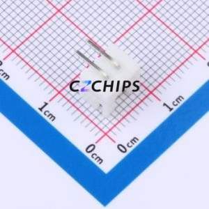 HC-XH-2AW-G Wire-to-Board Pin Header Bent Lead Through Hole,P=2.5mm Connector 1x2P 2.5mm Right Angle Insert XH - Product Image 2