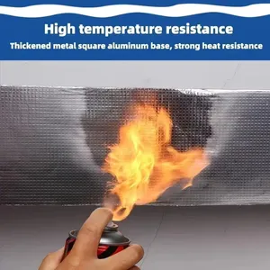 Ruban adhésif butyle en aluminium imperméable, adhésif caoutchouc simple face activé par l'eau pour réparation de toitures, vente en gros - Product Image 5