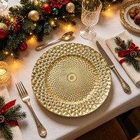 Assiettes de présentation rondes en PP de style américain, durables et pigmentées, avec motifs personnalisés pour mariages, fêtes et vaisselle de dîner – Vente en gros 2026