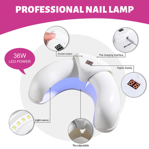 Equipo para Salón de Uñas, Lámpara UV para Uñas, Secador de Uñas de Curado Rápido, Lámpara LED Profesional para Secado de Esmalte de Gel - Product Image 3
