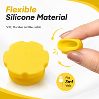 Bouchon en caoutchouc de silicone en forme de T OEM, joint élastique durable pour flacon d'injection et conteneur médical