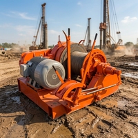 Treuil de remorquage électrique 10 tonnes avec frein de sécurité, câble en acier, hauteur de levage 300 m, sangle de 100 pieds pour le transport automobile