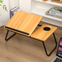 Bureau pliable pour ordinateur à cinq niveaux réglables pour lit