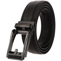 Ceinture automatique pour homme en cuir véritable, couche supérieure en cuir, style décontracté, LY33-22342-5
