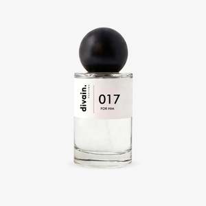 Profumo Divain 017 per Lui, Fragranza Amaderada Autunnale a Intensità Moderata, Colonia da Uomo - Product Image 1