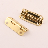 Altın Rengi 90 Derece 36mm Metal Ahşap Kutu Menteşesi Takı Kutusu Bavul Aksesuarları için