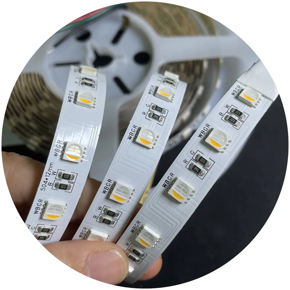 RGBW 60 leds/m 15 w/m DC12V ในร่มกันน้ํา IP20 flex SMD5050 rgbw led strip 24 v