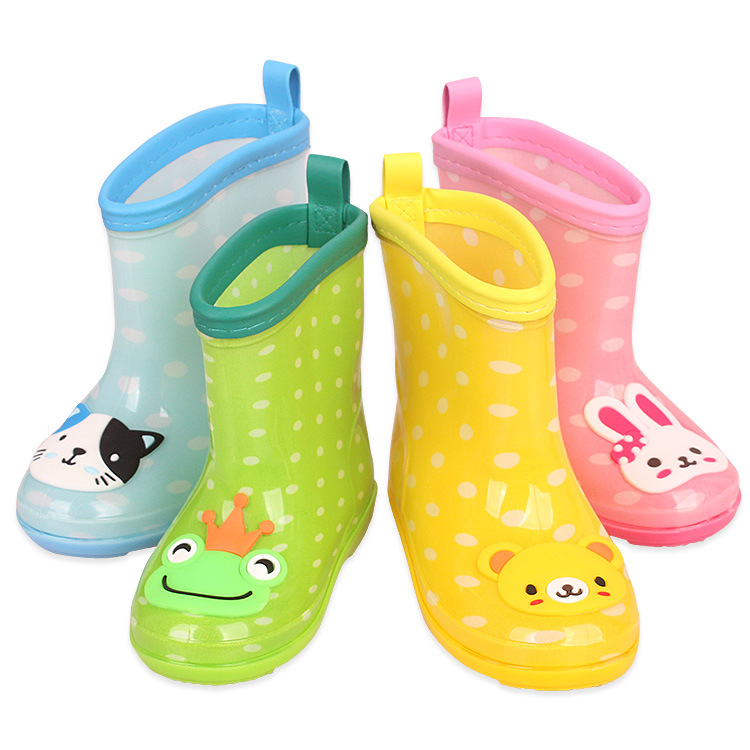 Waterproof Boots Frog Rain Boots Happy Frog Flexible Rubber Rain