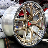 Ensemble de jantes forgées SJ 16-22 pouces, 2 pièces, 5x112 5x120, compatibles avec VW Golf GTI Audi TT RS7 Nissan GTR Mitsubishi Benz