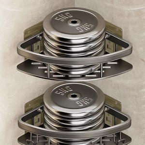 Nhôm nhà vệ sinh tam giác tắm Caddy tắm tổ chức phòng tắm bền góc kệ - Product Image 4