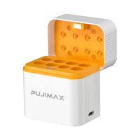 PUJIMAX Vente en gros Port USB Type C Chargeur de batterie au lithium AAA Chargeur de batterie rechargeable 1.5v avec indicateur de charge LED