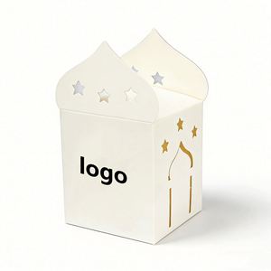 Wholesale Custom Mosque-shaped Paper Favor <b>Boxes</b> Elegant Ideal for <b>Ramadan</b> & Eid Mubarak Candy & Chocolate Packaging - Product Image 2