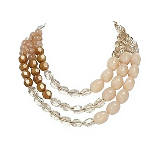 Women's Custom Fashion <b>Statement</b> <b>Necklaces</b> Pendants Beads Hot Selling Resin Colorful Jewelry Set for Girls' Party Wear Wholesale - Product Image 3