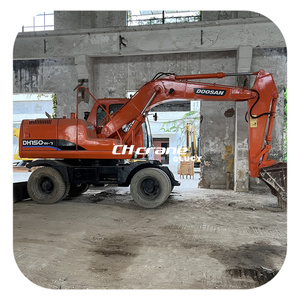 Gebruikte Wielgraafmachine <span class=keywords><strong>Doosan</strong></span> Dh150w-7 Dh150 W Dh140 W Goede Staat <span class=keywords><strong>Doosan</strong></span> Dx130 Dx150 Dx215 Dx225 Gebruikte Graafmachine Te Koop - Product Image 1