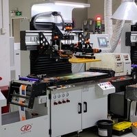 Yeni Lingtie LTA-3040 Yüksek Hızlı 2 Renkli Otomatik Rulodan Ruloya Serigrafi Baskı Makinesi PVC PET Film Etiket Yazıcısı için UV Kurutmalı