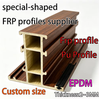 Proveedor de Ventanas de PU, Perfiles de Fibra de Vidrio FRP de Fácil Montaje, Perfiles Compuestos GRP para Construcción Temporal