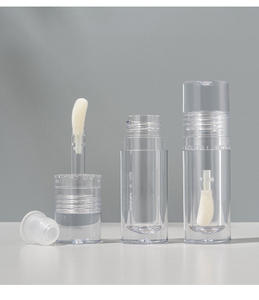 Tube de brillant à lèvres PETG 6 ml à paroi épaisse, transparent, avec grand applicateur, fabriqué sur mesure par une usine chinoise – Emballage mignon et original - Product Image 5
