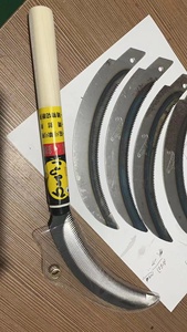 Faucille agricole en acier au carbone avec manche en bois de type japonais pour la récolte en Moyen-Orient - Product Image 2