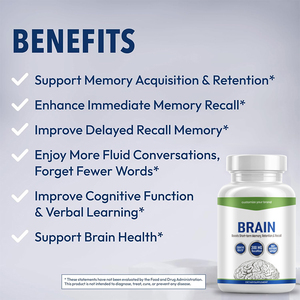 Oem Private Label Nootropics Hersenondersteuning Supplement Mentale Focus Hersengezondheid Prestaties Nootropisch Geheugensupplement - Product Image 3