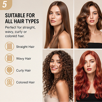 Offre Spéciale : Crème Coiffante Effet Mousse Personnalisée Effet Naturel avec Brillance et Anti-Frisottis pour Tous Types de Cheveux