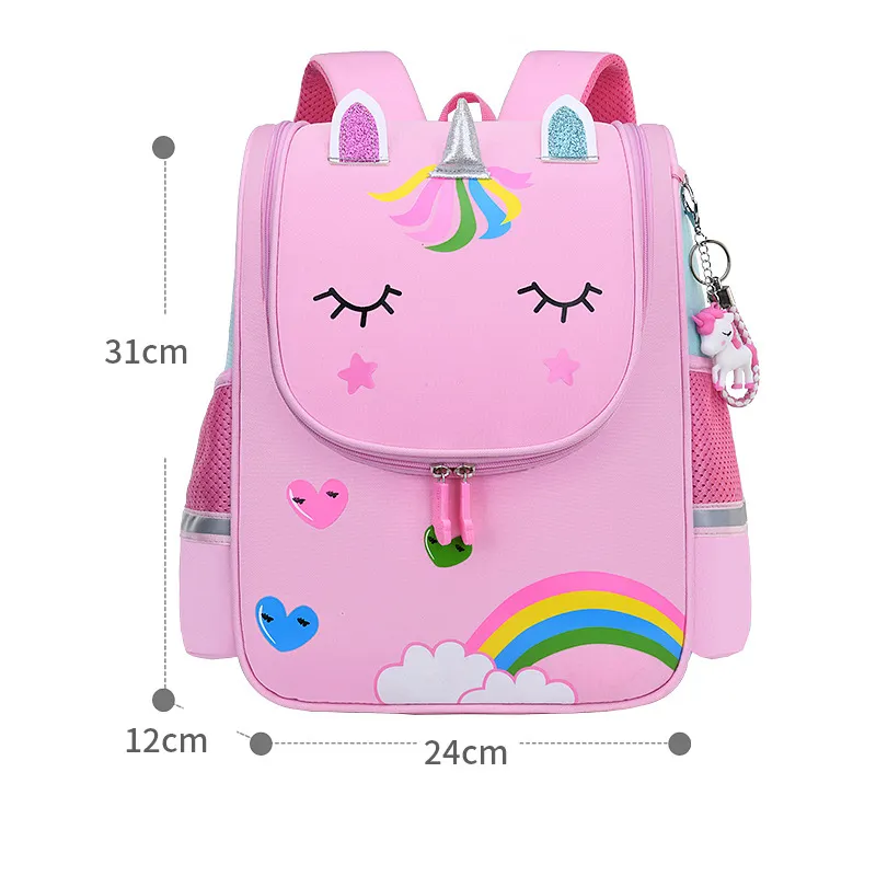 New space bag cute cartoon primary school student schoolbag children's light reduction heavy kids school bag