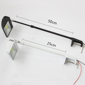Projecteur LED à <span class=keywords><strong>pince</strong></span> bras Long télescopique, 10 W 30W, pour exposition - Product Image 2