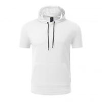 T-shirts à capuche personnalisés pour hommes, en polyester et élasthanne, à séchage rapide, imprimés, légers, avec capuche