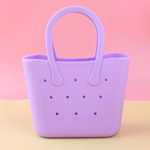 Sac à <span class=keywords><strong>clés</strong></span> en Silicone Compact léger pour enfants coloré poche plage téléphone portable stockage PVC doublure ouverte pour bricolage marche - Product Image 5