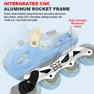 Stile libero moderno personalizzabile esterno urbano in linea <span class=keywords><strong>pattini</strong></span> a rotelle Design moderno con ruota in PU e freno - Product Image 3