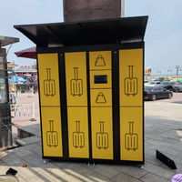 Casier de stockage en libre-service, casier modulaire, service de stockage de bagages pour quartiers commerciaux