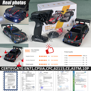 Auto da Corsa RC in Scala 1:24 ad Alta Velocità, Auto da Drift Telecomandata per Bambini, Giocattolo Elettrico con Radiocomando 2.4Ghz - Product Image 5