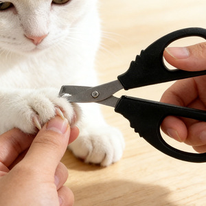 Pet Nail Clippers Stainless Steel With Tail Cat Grooming Tool Home Pet Care Scissors - Product Image 2