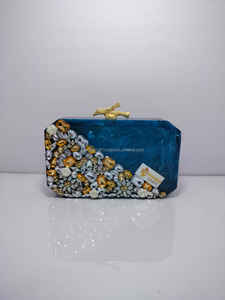 Nuevo diseño clásico de resina para mujer, bolso de noche, bolso de mano de resina de gran espacio para ocasiones y accesorios de fiesta de boda - Product Image 5