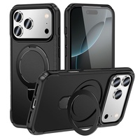 Étui de téléphone magnétique avec béquille et chargement sans fil pour iPhone 18 17 16 15 Pro Max, accessoires de téléphone PC pour iPhone 14 13 12