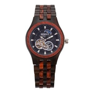 Reloj Deportivo de Lujo de Marca Superior para Hombre, Movimiento Hangzhou, Resistente al Agua 3 ATM, Reloj de Cuarzo, Reloj con Movimiento Mecánico de Madera - Product Image 3