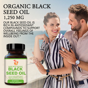 Suplementos Herbales Naturales al por Mayor de Fábrica con Aceite de Semilla de Comino Negro Orgánico, Cápsulas Blandas de Aceite de Semilla Negra para el Sistema Inmunológico - Product Image 4