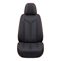 Housses de siège de voiture noires personnalisées et ventilées de luxe Housses de siège de chaise de voiture universelles en cuir Ensemble complet de conception étanche