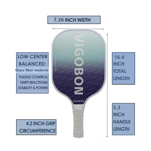 Raquette de pickleball en fibre de verre à pagaie <span class=keywords><strong>portable</strong></span> avec LOGO personnalisé, styles variés <span class=keywords><strong>pour</strong></span> équipement d'entraînement, fabriquée en Chine - Product Image 5