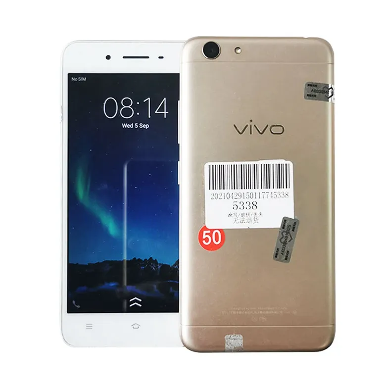 5.0 inch dual SIM original Vivo Y53 unlocked Android 4G smart phones used mobile phones
