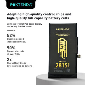 <span class=keywords><strong>Batterie</strong></span> cellulaire FoxTenDa pour <span class=keywords><strong>iPhone</strong></span> 12 Pro 2815mAh remplacement CE FCC MSDS IEC <span class=keywords><strong>batterie</strong></span> remise à neuf - Product Image 3