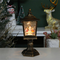 2023 dernières fournitures de noël ornements lampadaire Navidad musical éclairé globe d'eau lanternes de neige