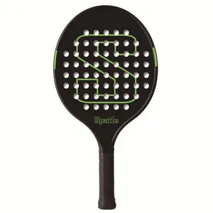 Platform Tennis Paddle With Carbon Fiber Frame And Soft EVA Core
